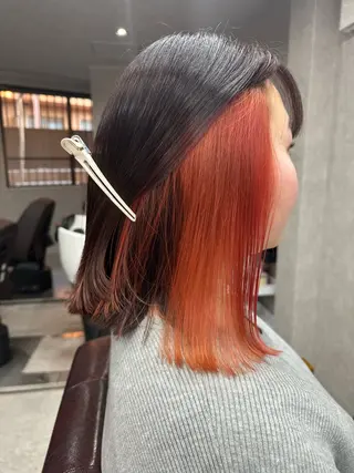 ミディアム カラー Lien 深井店のヘアスタイル