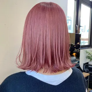 ミディアム カラー ブリーチダブルカラー 【koide】のヘアスタイル