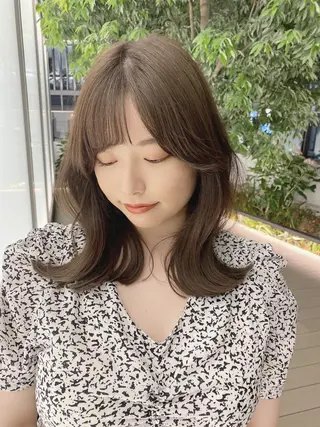 セミロング aim所属・代々木上原エリア🎀 モテ髪大人可愛いヘアのヘアスタイル