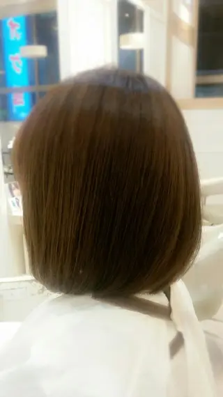 ミディアム 須賀 一美のヘアスタイル