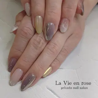 ネイル ラヴィアン ローズのネイルデザイン