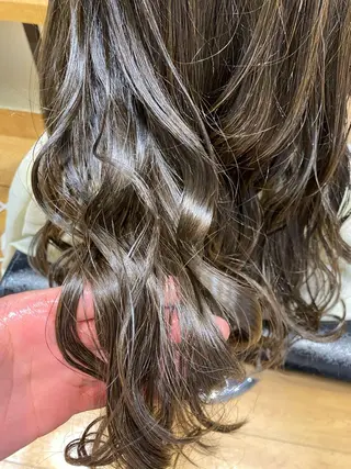 セミロング カラー 久米 治仁のヘアスタイル