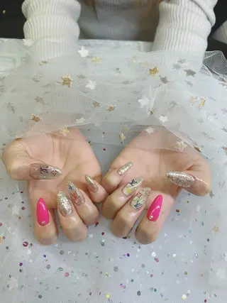 ネイル 🦋ネイルサロン ブラン🌈ゆりのネイルデザイン