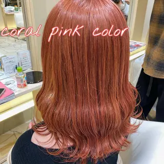 セミロング カラー CYAN.栄店所属・パーマ/髪質改善 【榎本千夏】のヘアスタイル