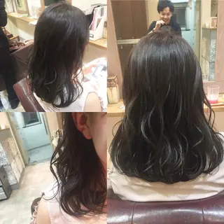 ミディアム カラー hair salon Ranun髪質改善のヘアスタイル