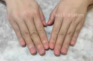 ネイル ネイルリボン 笠井のネイルデザイン