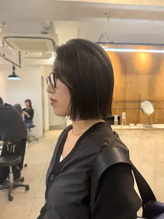 ミディアム カラー 艶カラー 🤍🫧/makoのヘアスタイル