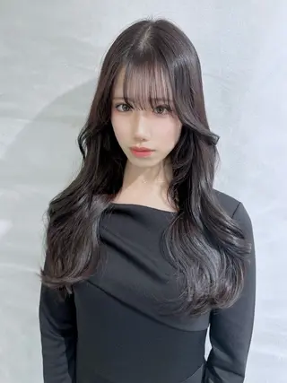 ロング カラー 盛れる顔まわりカット 🩰💕SHIONのヘアスタイル