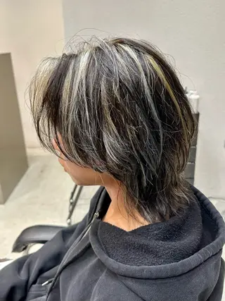 ミディアム カラー メンズ 横浜/メンズカット /パーマ/はやとのヘアスタイル