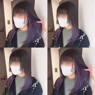 カラー 渋谷:インナーカラー ／🍒エリカ🍒のヘアスタイル