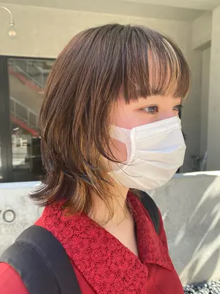 ミディアム タカノ ノゾミのヘアスタイル