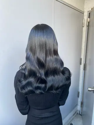 ロング カラー ヘアアレンジ ダブルカラー特化💖 韓国ヘア💖りくのヘアスタイル