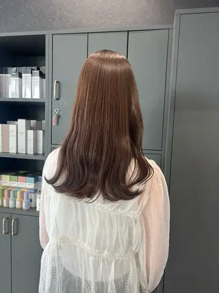 ロング JILL    hair所属・maki💖 ボブ/縮毛矯正のヘアスタイル