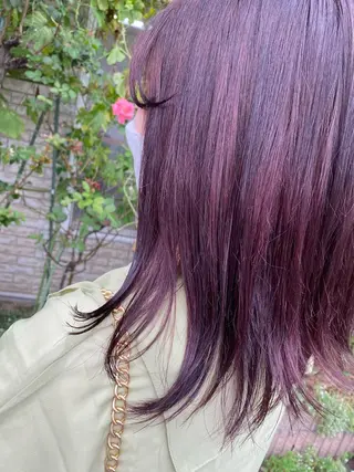 セミロング 永沼 真依のヘアスタイル