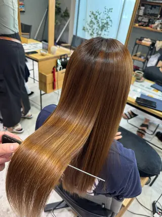 ロング 岡崎/髪質改善/ ハイトーン/鈴木進のヘアスタイル