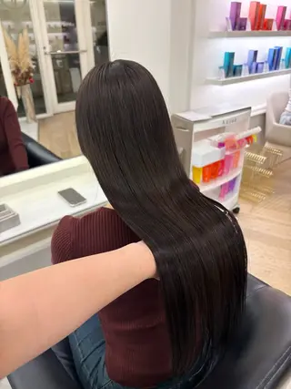 ロング ParveMix 楠本結菜のヘアスタイル