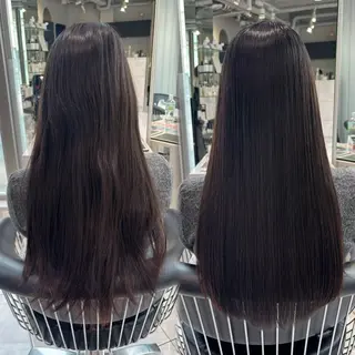 ロング ダブルカラー/髪質 改善🫧池田優紀のヘアスタイル