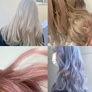 ロング カラー hair salon dot.tokyo color所属・MANAMI 🥀ウルフカットのヘアスタイル