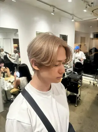 メンズ JUNYA 海外ガールヘアのヘアスタイル