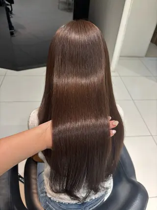 ロング 💞韓国カラー💞 あやかのヘアスタイル