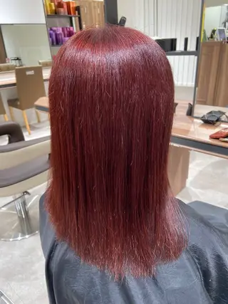 ミディアム 山田 悠朱里のヘアスタイル