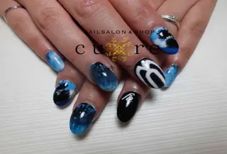 ミディアム ネイル ネイルサロン Cureのネイルデザイン