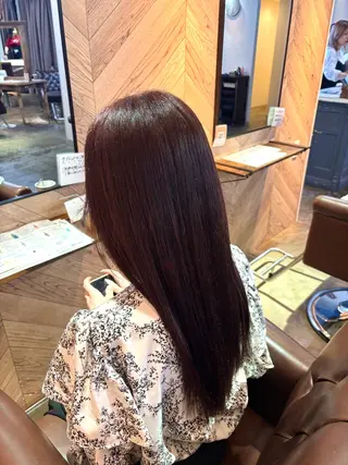 カラー 🧸似合わせデザイン ほそいけいこ🧸のヘアスタイル