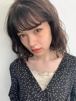 ショート パーマ 韓国風パーマ/ヘア セット/店長みづきのヘアスタイル