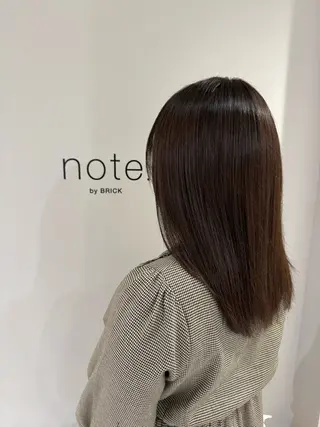セミロング カラー BRICK HAIR & SPA 松山所属・miyu .のヘアスタイル