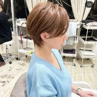 ショート 小野 明日香のヘアスタイル