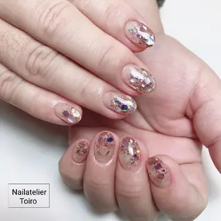 セミロング ネイル ☺︎山部 志麻☺︎のネイルデザイン