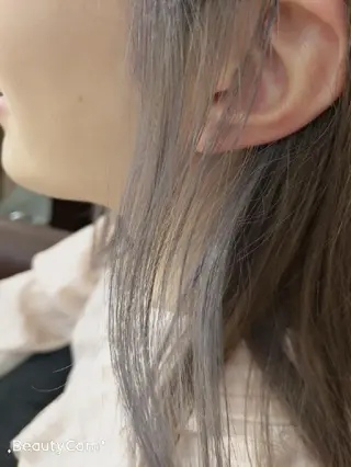 セミロング 🇰🇷透明感×ハイ トーン🌟tomoのヘアスタイル