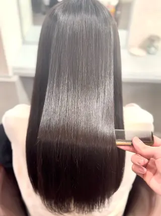 セミロング バレイヤージュ 宮本宗嵩のヘアスタイル