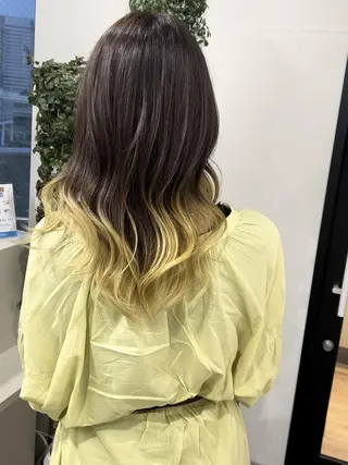 セミロング カラー ✨【公式】 juhl.横浜✨のヘアスタイル