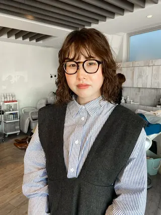 ミディアム パーマ driP.　by HAVANA所属・パーマ / ボブ /ショート 谷口 陸のヘアスタイル