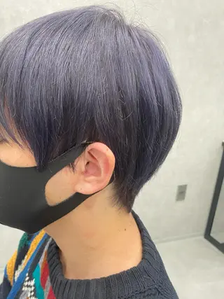 メンズ hair salon dot.tokyo color所属・MANAMI 🥀ウルフカットのヘアスタイル