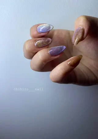 ロング カラー ネイル beauty salon ma'am所属・chihiro 小路ネイルのネイルデザイン