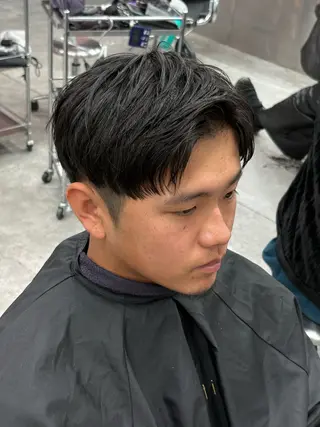 ミディアム カラー パーマ メンズ メンズパーマ特化 🔥韓国ヘア職人🔥のヘアスタイル