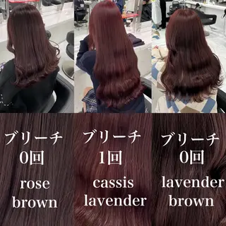 カラー ブリーチなし透明感 💗RYOTAのヘアスタイル
