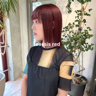 カラー 暖色カラー推し/ トヤエリコのヘアスタイル