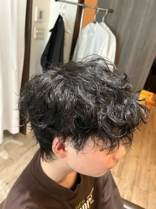 パーマ キッズ IVERA二刀流⚔️ 横野圭⚔️のヘアスタイル