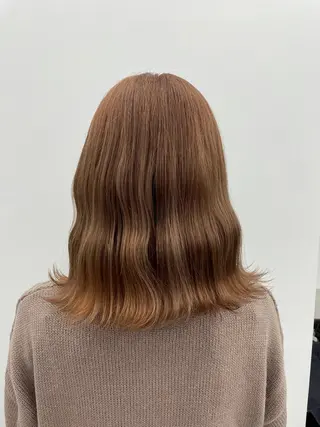 セミロング カラー ヘアアレンジ salowin新宿East3階所属・艶美髪/髪質改善 /縮毛矯正/木元渓太のヘアスタイル