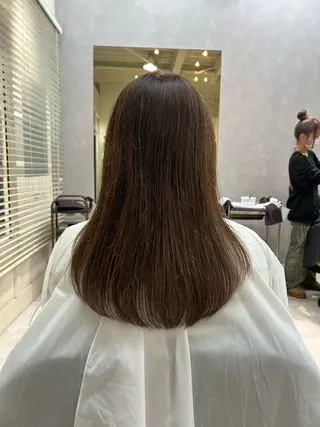 セミロング ナルミ ケイスケのヘアスタイル