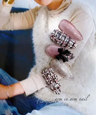 ネイル arm in arm ︎✿Yamamotoのマツエク・マツパデザイン