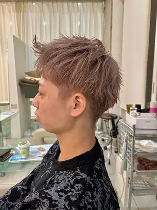 メンズ 藤本渚杜/メンズ カット/艶カラーのヘアスタイル