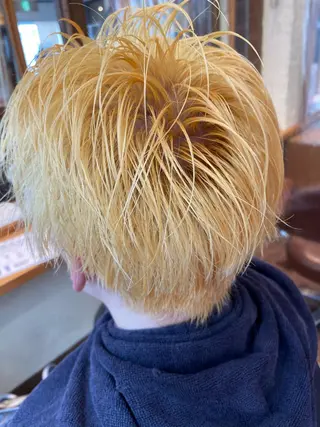 ショート カラー パーマ ヘアアレンジ メンズ キッズ ネイル マツエク・マツパ emu所属・🌈髪質改善・美髪矯 正・平野瀬乃🌈のヘアスタイル