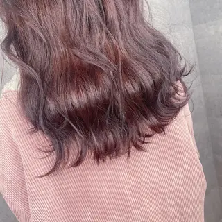 ミディアム カラー _WHITE 天王寺のヘアスタイル