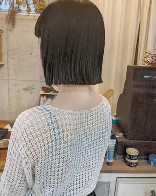 ショート カラー ヘアアレンジ 南堀江 möwen ( メーヴェ )所属・mowen RUIのヘアスタイル