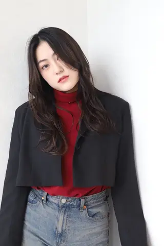 カラー ブリーチカラー /メンズパーマ/陸のヘアスタイル