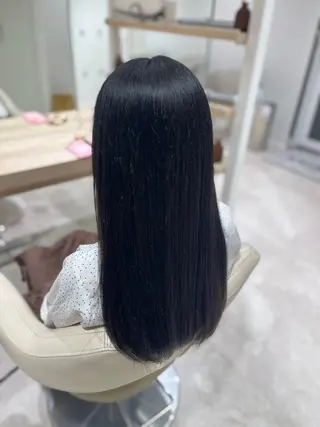 セミロング カラー miki harukaのヘアスタイル